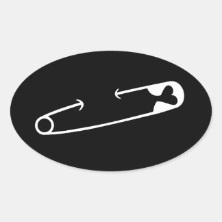 Pegatina Ovalada Solidaridad de Pin de Seguridad