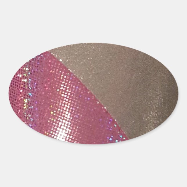 Pegatina Ovalada Sparkle & Shine (Anverso)