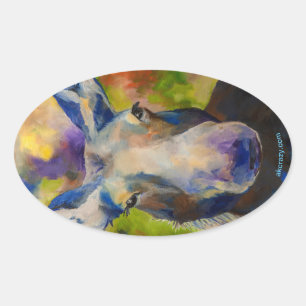 Pegatina Ovalada Sr. Moosey Moose