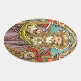 Pegatina Ovalada St. Alphonsus Liguori (VVP 005)