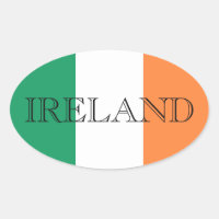 Stkcn de Irlanda con bandera irlandesa