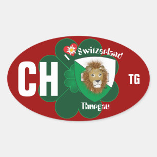 Pegatina Ovalada Suiza Suisse Svizzera Svizra Switzerland pegamento