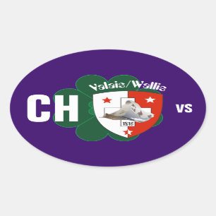 Pegatina Ovalada Suiza Suisse Svizzera Svizra Switzerland pegamento