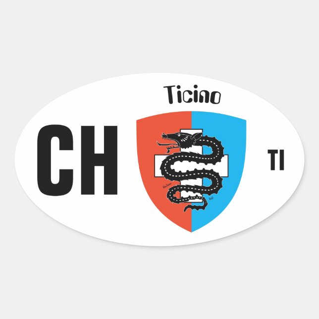 Pegatina Ovalada Suiza Suisse Svizzera Svizra Switzerland pegamento (Anverso)