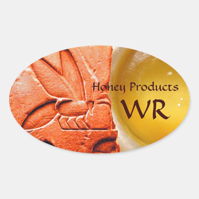 PEGATINA OVALADA SUMINISTROS ANTIGÜEDADES EGIPCIAS DE AZOTE DE AZOT (Anverso)