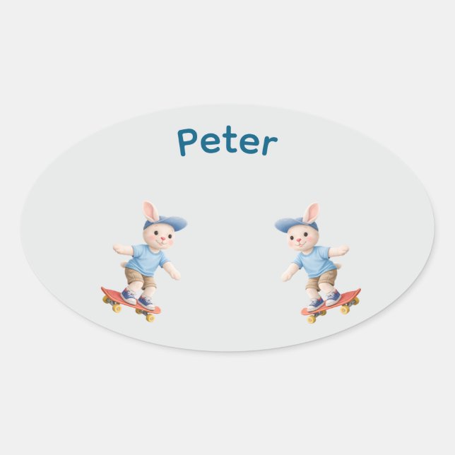 Pegatina Ovalada Sweet Collection (Anverso)