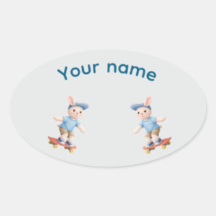 Pegatina Ovalada Sweet Collection