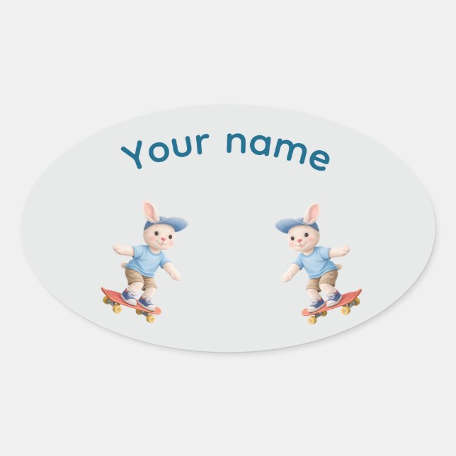 Pegatina Ovalada Sweet Collection (Anverso)