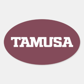 PEGATINA OVALADA TAMUSA