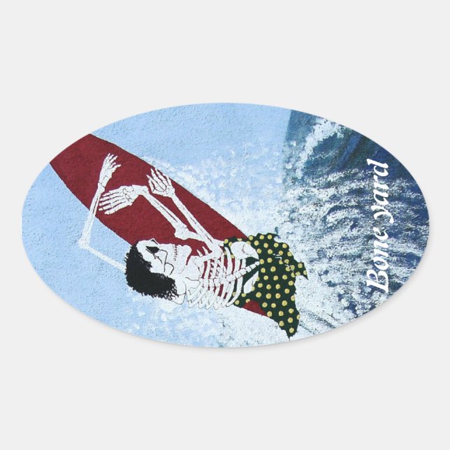 Pegatina Ovalada Tejido de hueso (Anverso)