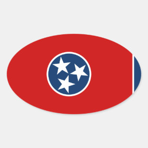Pegatina Ovalada Tennessee