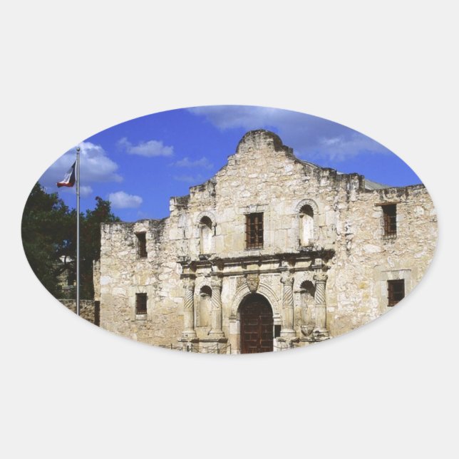 PEGATINA OVALADA TEXAS (Anverso)