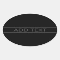 Texto de personalizable | Negra y gris oscuro