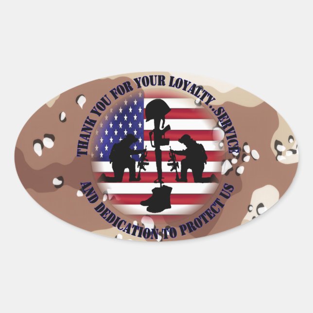 Pegatina Ovalada Thank you for your Loyalty ....... (Anverso)
