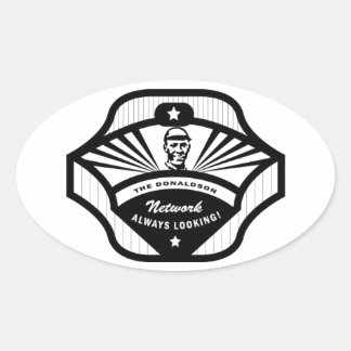 Pegatina Ovalada The Donaldson Network Oval Sticker