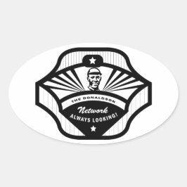 Pegatina Ovalada The Donaldson Network Oval Sticker