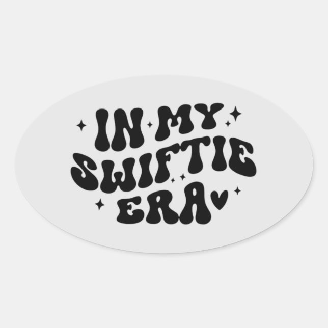 Pegatina Ovalada Tipo de texto (Anverso)