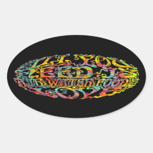 Pegatina Ovalada Todos lo que usted necesita realmente