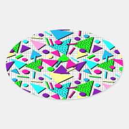 Pegatina Ovalada totalmente radical