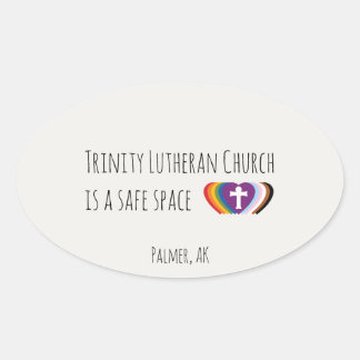 Pegatina Ovalada Trinity Safe Space Sticker Set 