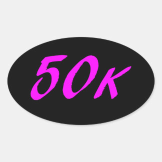 Pegatina Ovalada Ultra Maratón de 50K