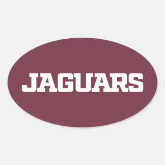 Pegatina Ovalada Universidad A&M de Texas-San Antonio Jaguars