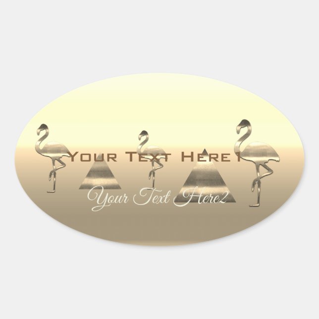 Pegatina Ovalada Vibe de temporada de vacaciones personalizada (Anverso)