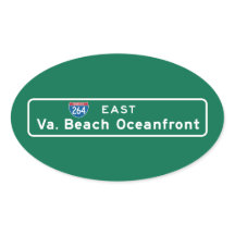 Virginia Beach, VA Road Rótulo