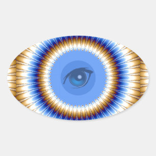 Pegatina Ovalada Visión_