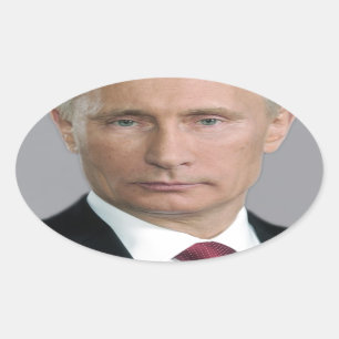 Pegatina Ovalada Vladimir Putin