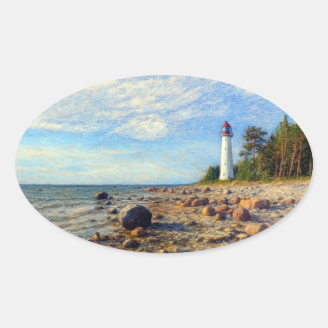 Pegatina Ovalada Vormsi Stillness (Anverso)