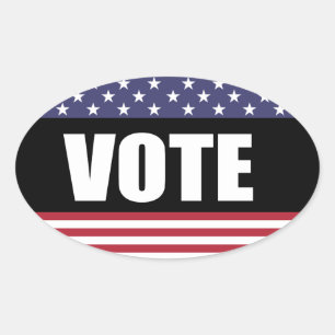 PEGATINA OVALADA VOTACIÓN