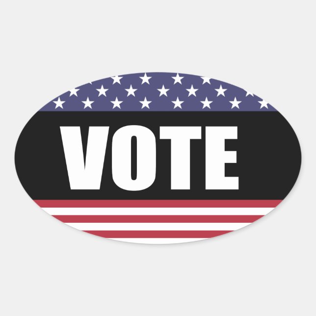 PEGATINA OVALADA VOTACIÓN (Anverso)