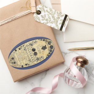 Pegatina Ovalada Werewolf potion Wolfsbane