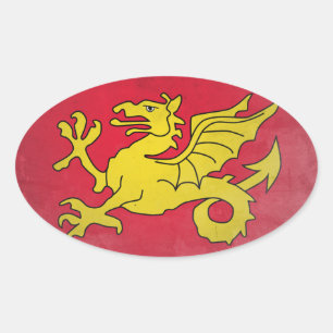 Pegatina Ovalada Wessex