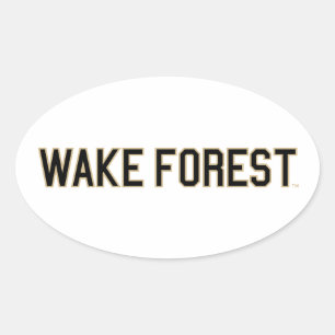 Pegatina Ovalada WFU   Bosque Wake