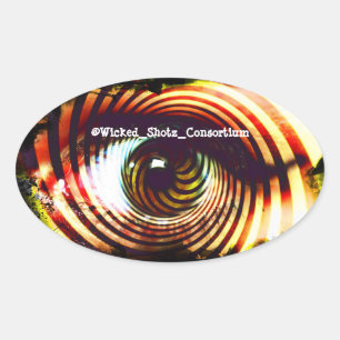 Pegatina Ovalada Wicks Eyez