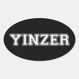 Pegatina Ovalada Yinzer