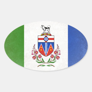 Pegatina Ovalada Yukón