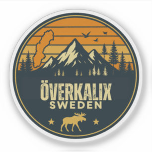Pegatina Överkalix, Suecia Sverige