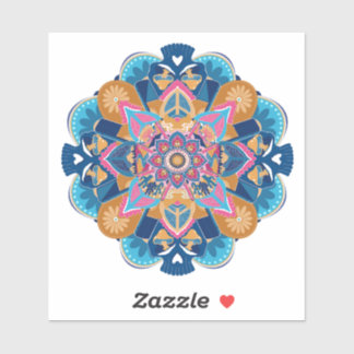 Pegatina OW Blue Mandala