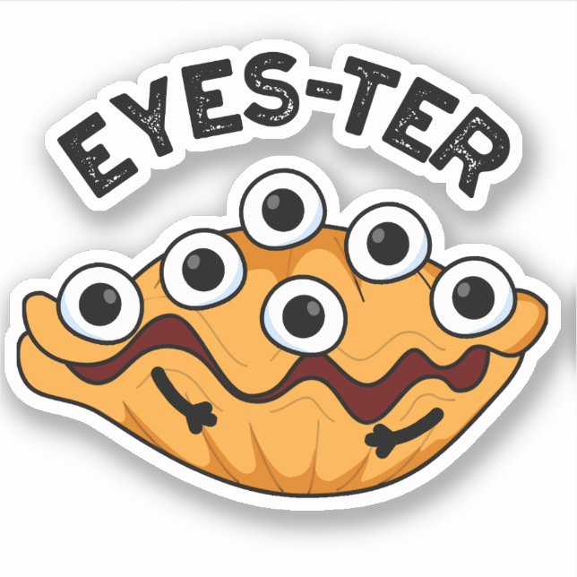 Pegatina Oyster Pun (Anverso)