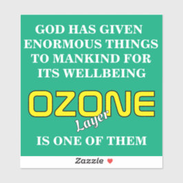 Pegatina OZONE  Poster