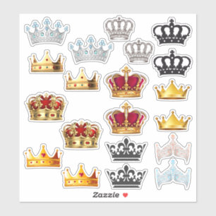 Pegatina Pack of 20 stickers My crowns