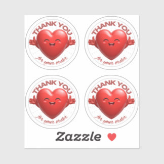 Pegatina Packaging Labels Stickers Sheet of 4