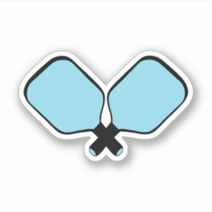 Pegatina Paddle Blue Pickleball