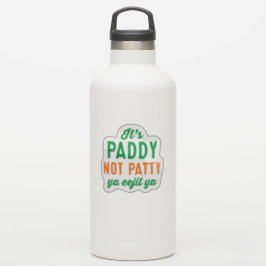 Pegatina Paddy no Patty St. Patrick's Day es gracioso