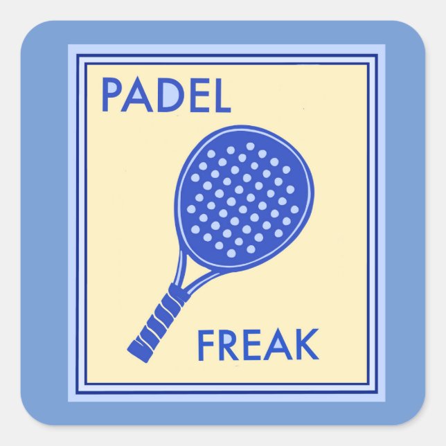 PEGATINA PADEL FREAK (Anverso)