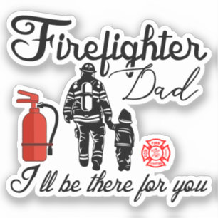 Pegatina Padre bombero Regalos del Día del Padre