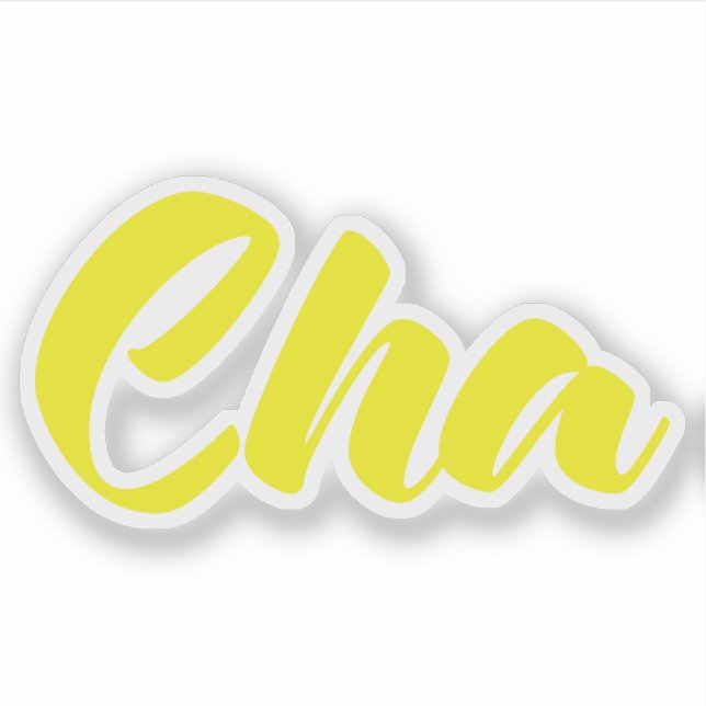 Pegatina Padre vietnamita - Lenguaje Cha ~ Tien Viene (Anverso)